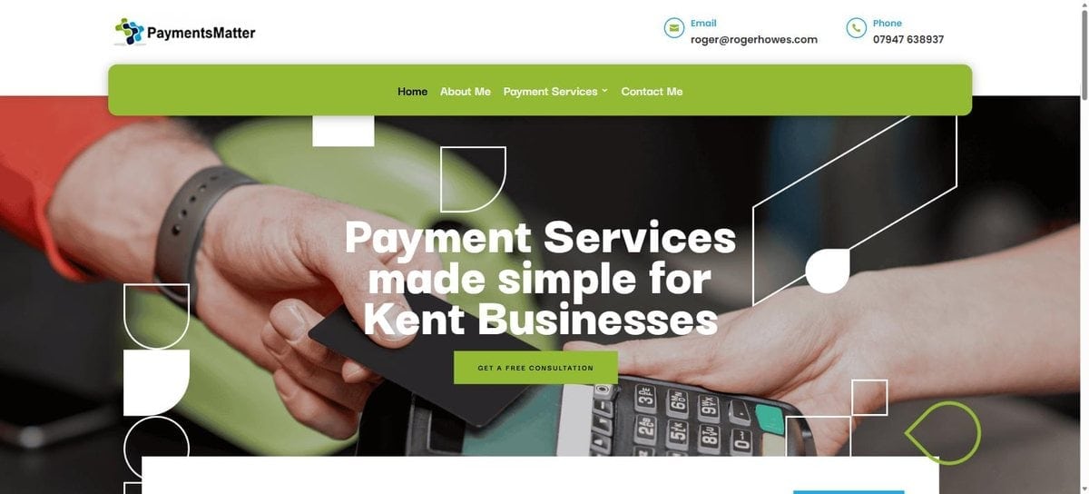 Payments Matter Kent website