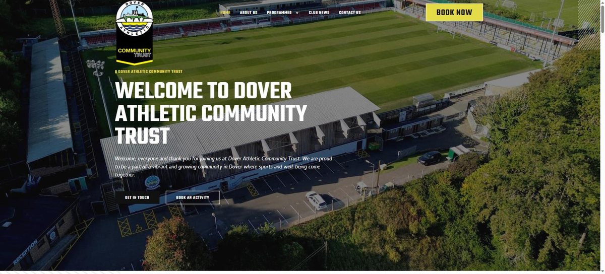 Dover Athletic Community Trust website
