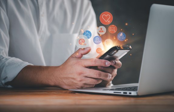 Social media posts that point customers back to your website